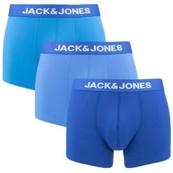 Jack & Jones 3-pack Microfiber Boxers Oxnard Blauw