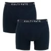 Kultivate 2-pack Boxers Basic Blauw