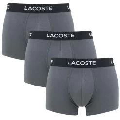 Lacoste 3-pack Boxers Basic Casual Grijs