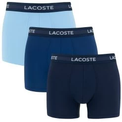Lacoste 3-pack Microfiber Boxers Motion Blauw