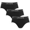 Lacoste 3-pack Herenslips Casual Zwart