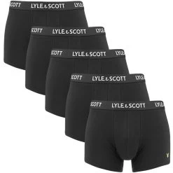 Lyle & Scott 5-pack Boxers Miller Zwart