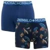 Muchachomalo 2-pack Bamboe Boxers Mythbird Blauw