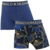 Muchachomalo Jongens 2-pack Cotton Modal Boxers Elk Blauw