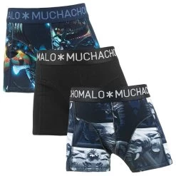 Muchachomalo Jongens 3-pack Boxers Elephant Norway Multi