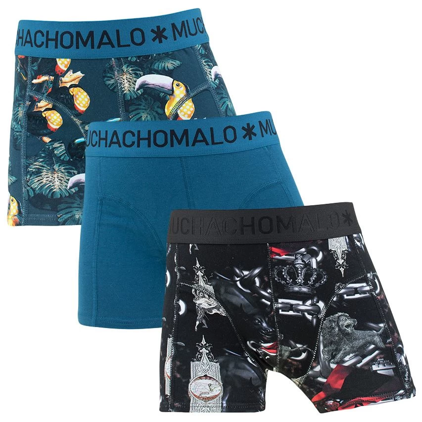 Muchachomalo Jongens 3-pack Boxers Costa Rica Spain Multi 3 Muchachomalo Jongens 3-pack Boxers Costa Rica Spain Multi