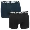 Muchachomalo Light Cotton 2-pack Boxers Zwart & Blauw