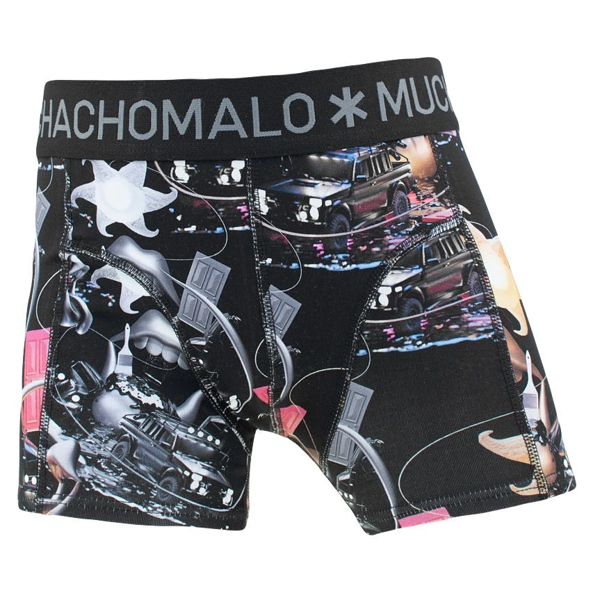 Muchachomalo Jongens 3-pack Boxers Rolling Stones Beatles Multi 4 Muchachomalo Jongens 3-pack Boxers Rolling Stones Beatles Multi - Afbeelding 2