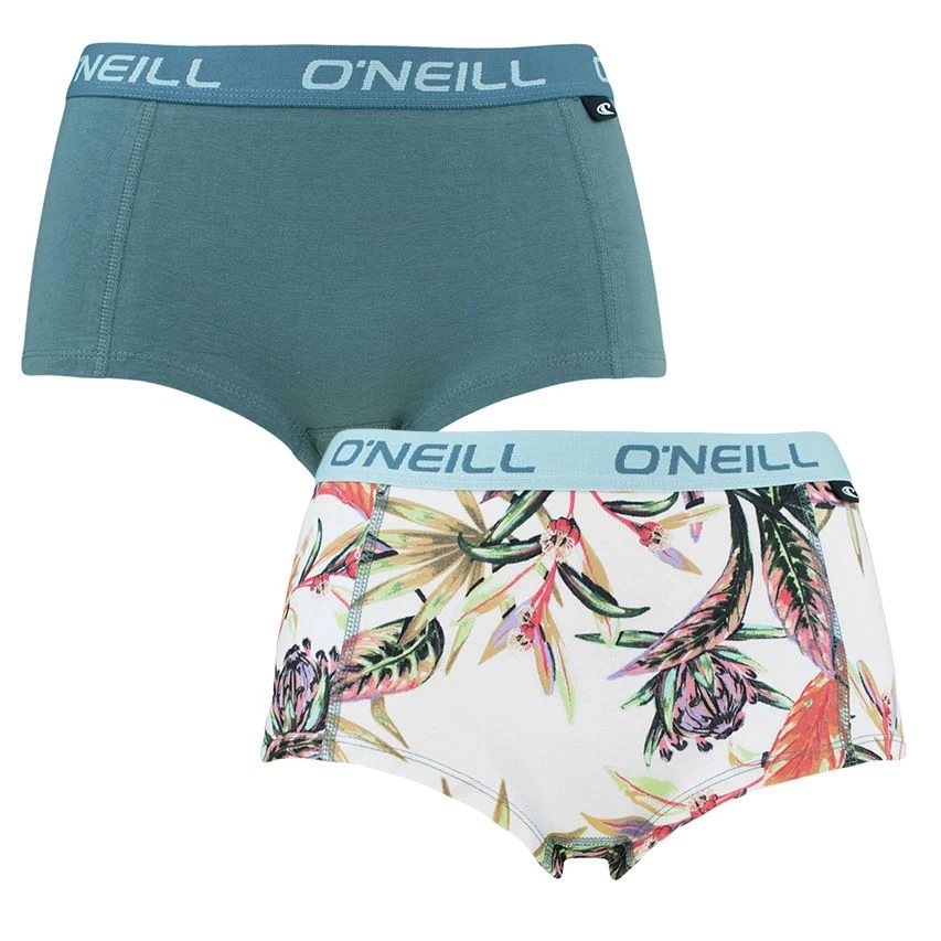 O'Neill Dames 2-pack Boxershorts Multi Flower Multi
