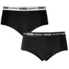 PUMA Dames 2-pack Cotton Modal Mini Boxershorts Zwart