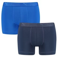 PUMA Sport 2-pack Microfiber Boxers Blauw
