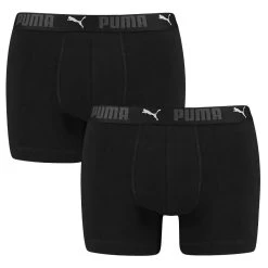 PUMA Sport 2-pack Cotton Boxers Zwart