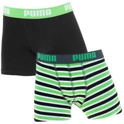 PUMA Jongens 2-pack Boxers Printed Stripes Multi II