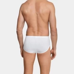 Schiesser Feinripp Slip Wit -Mode lingerie aHR0cHM6Ly93d3cuYm94ZXJzLm5sL21lZGlhL2NhdGFsb2cvcHJvZHVjdC9zL2Mvc2NoaWVzc2VyXzAwNTEyOC0xMDBfbW9kZWxfYWNodGVya2FudC5qcGc c3RvcmU9Ym94ZXJzX25sJmltYWdlLXR5cGU9aW1hZ2U