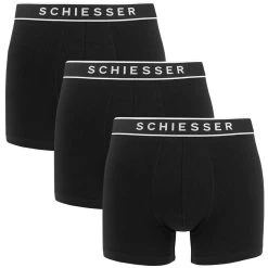 Schiesser 95/5 3-pack Boxers Basic Zwart