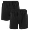 Schiesser 2-pack Wijde Boxershorts Zwart