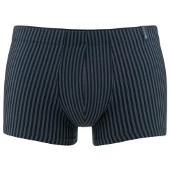 Schiesser Long Life Soft Boxer Stripe Blauw & Zwart