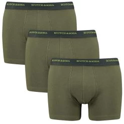 Scotch & Soda 3-pack Boxers Basic Groen