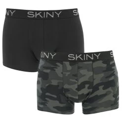 SKINY Selection 2-pack Boxers Camo & Zwart