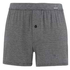 SKINY Bamboe Cooling Deluxe Wijde Boxer Stripe Zwart