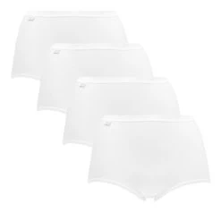Sloggi Dames Basic 4-pack Slips Wit